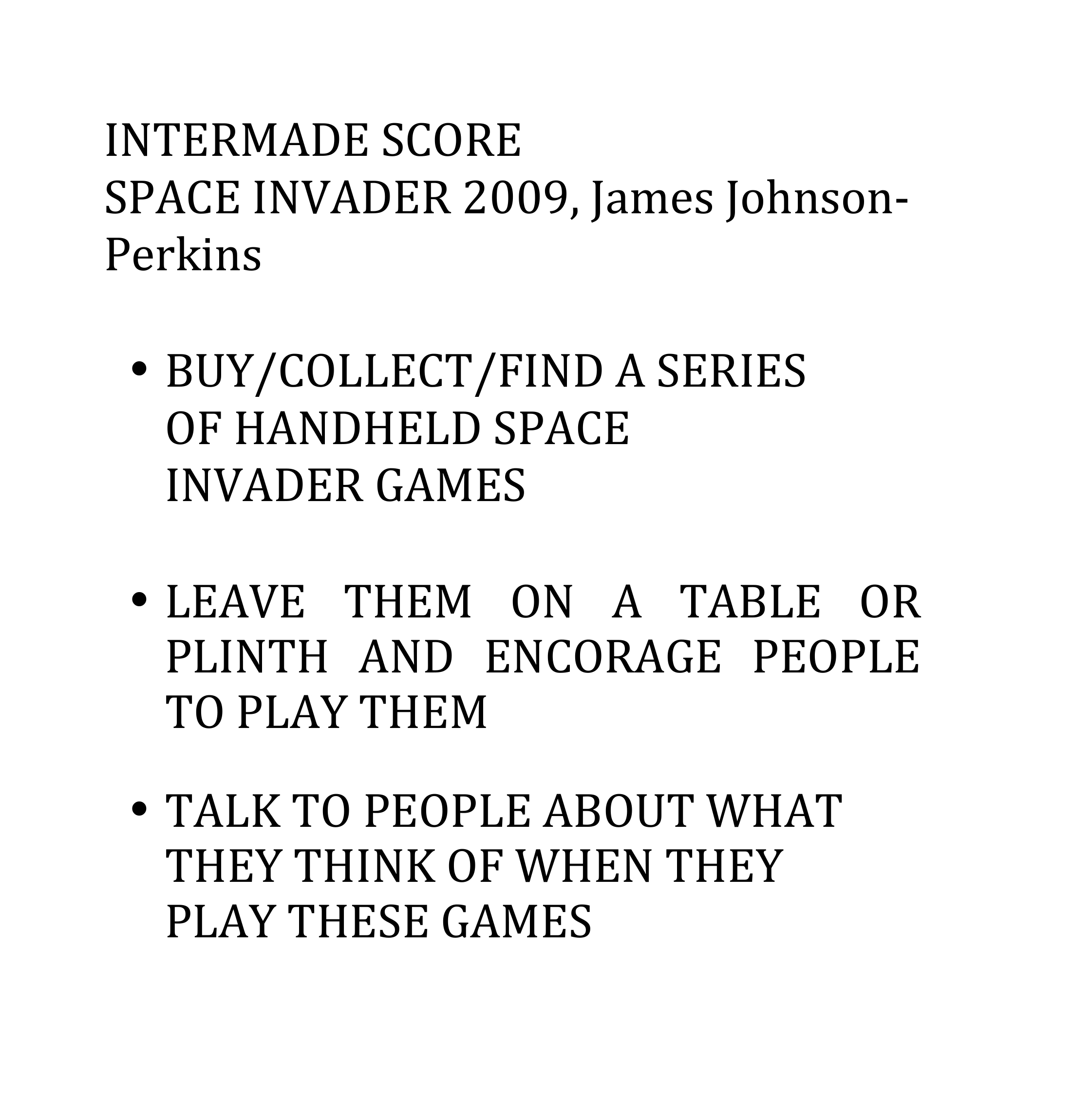 SPACE INVADER ARTSCORE
